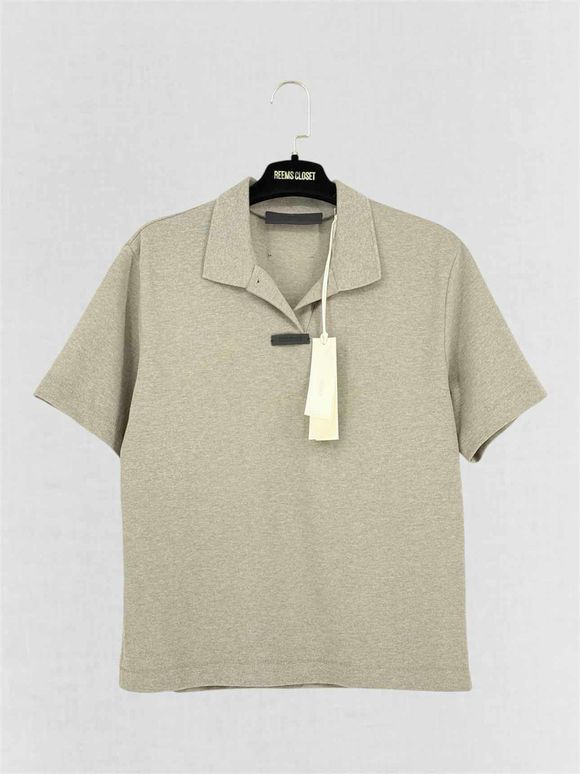FEAR OF GOD ESSENTIALS Grey Size Medium Polo Shirt