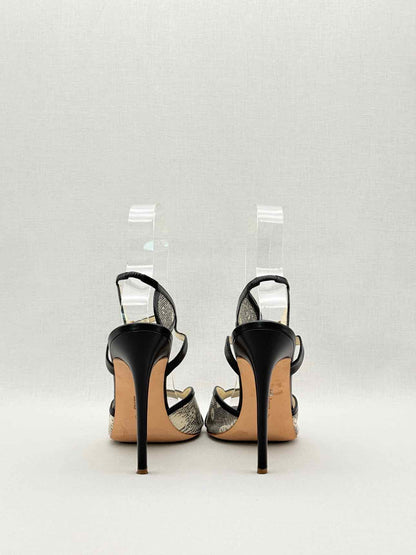 RUPERT SANDERSON Avril Black Size EU 40 Heeled Sandals