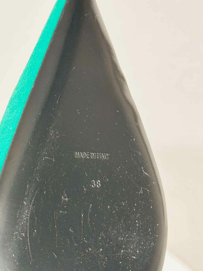 PACIOTTI Turquoise Size EU 38 Heeled Sandals