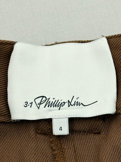 3.1 PHILLIP LIM Utility Brown Size US 4 Pants