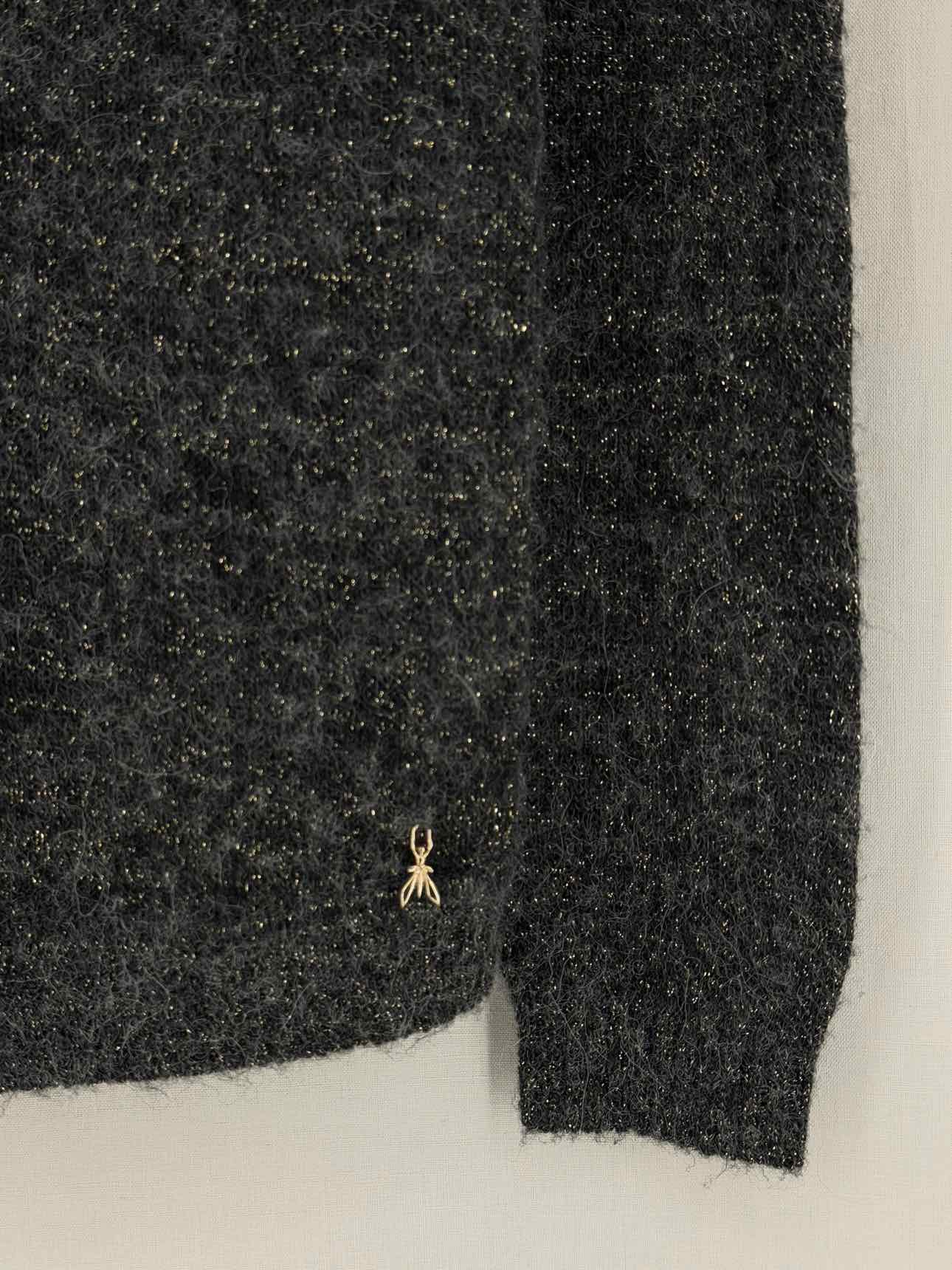 PATRIZIA PEPE Turtleneck Black Size Small Sweater