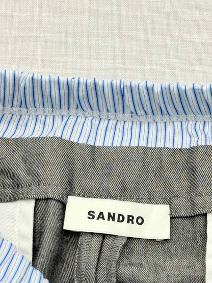 SANDRO Jaures Grey Size US 4 Shorts