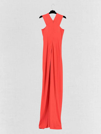 HALSTON Orange Size US 4 Long Dress