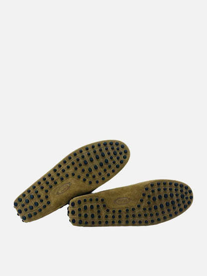 TOD'S Gommino Taupe Size EU 43 Loafers