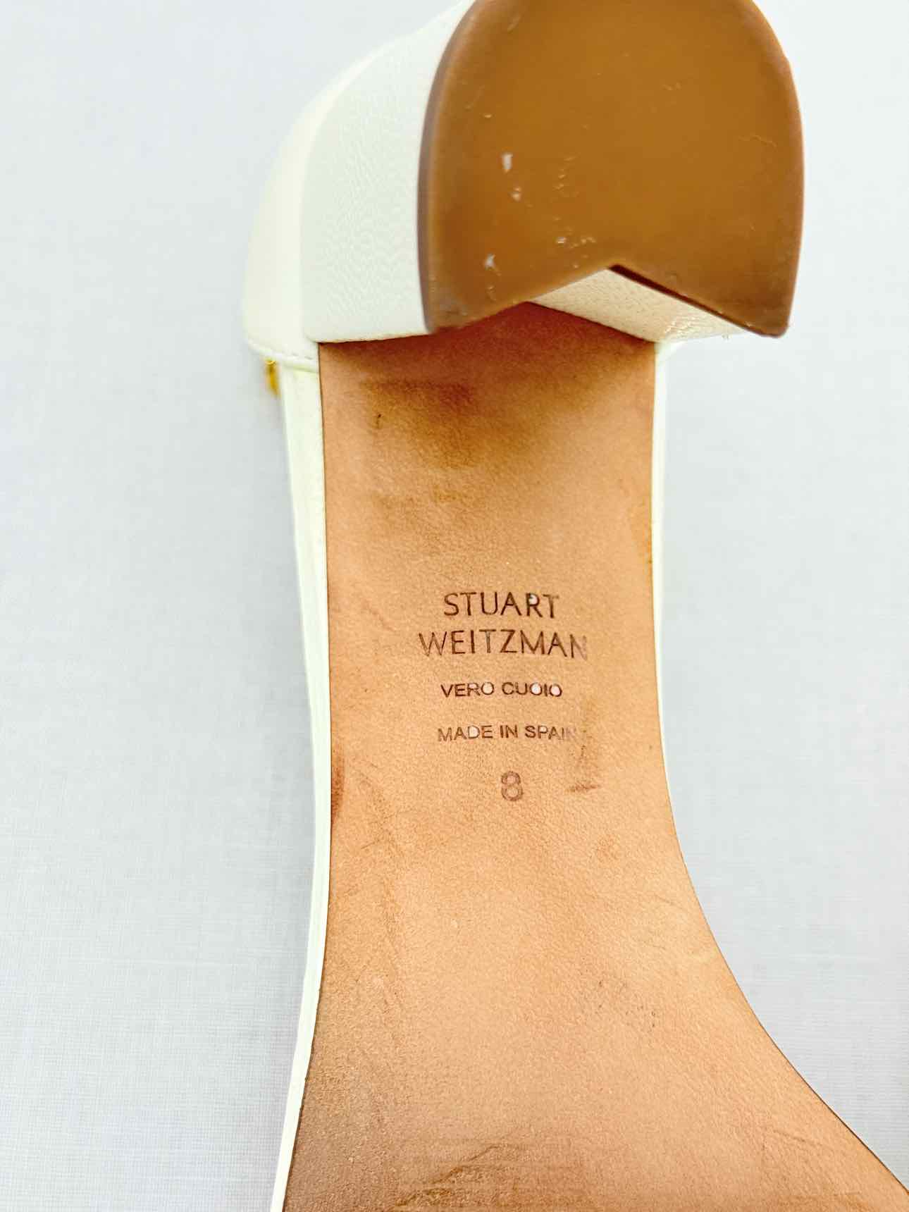 STUART WEITZMAN Cream Size EU 38 Heeled Sandals