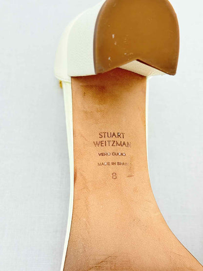STUART WEITZMAN Cream Size EU 38 Heeled Sandals