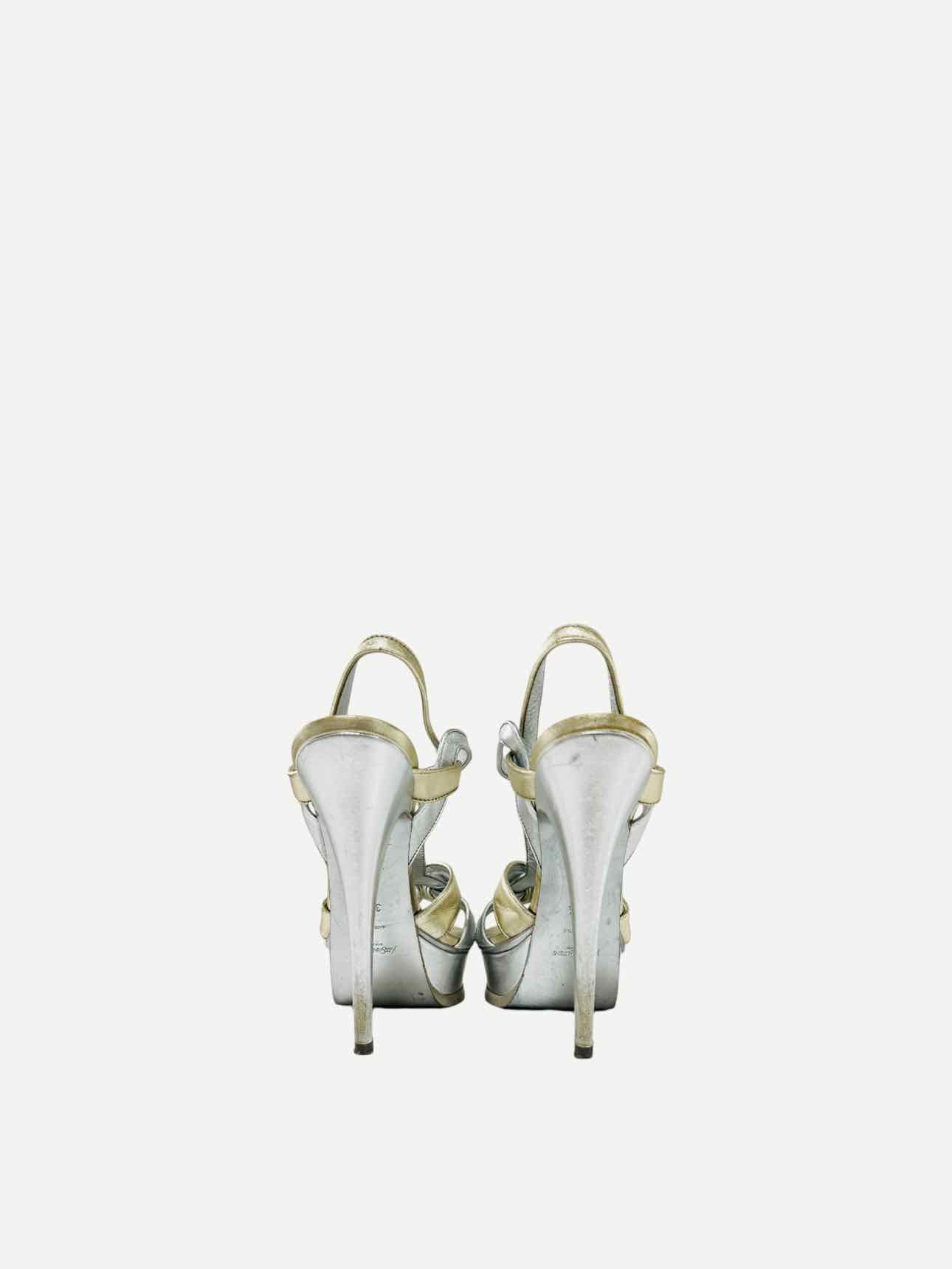 YVES SAINT LAURENT Size EU 39.5 Heeled Sandals