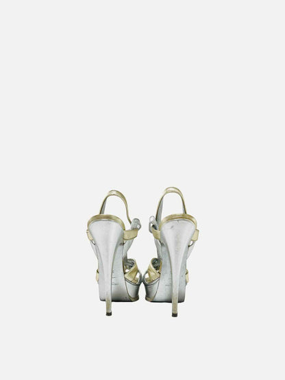 YVES SAINT LAURENT Size EU 39.5 Heeled Sandals