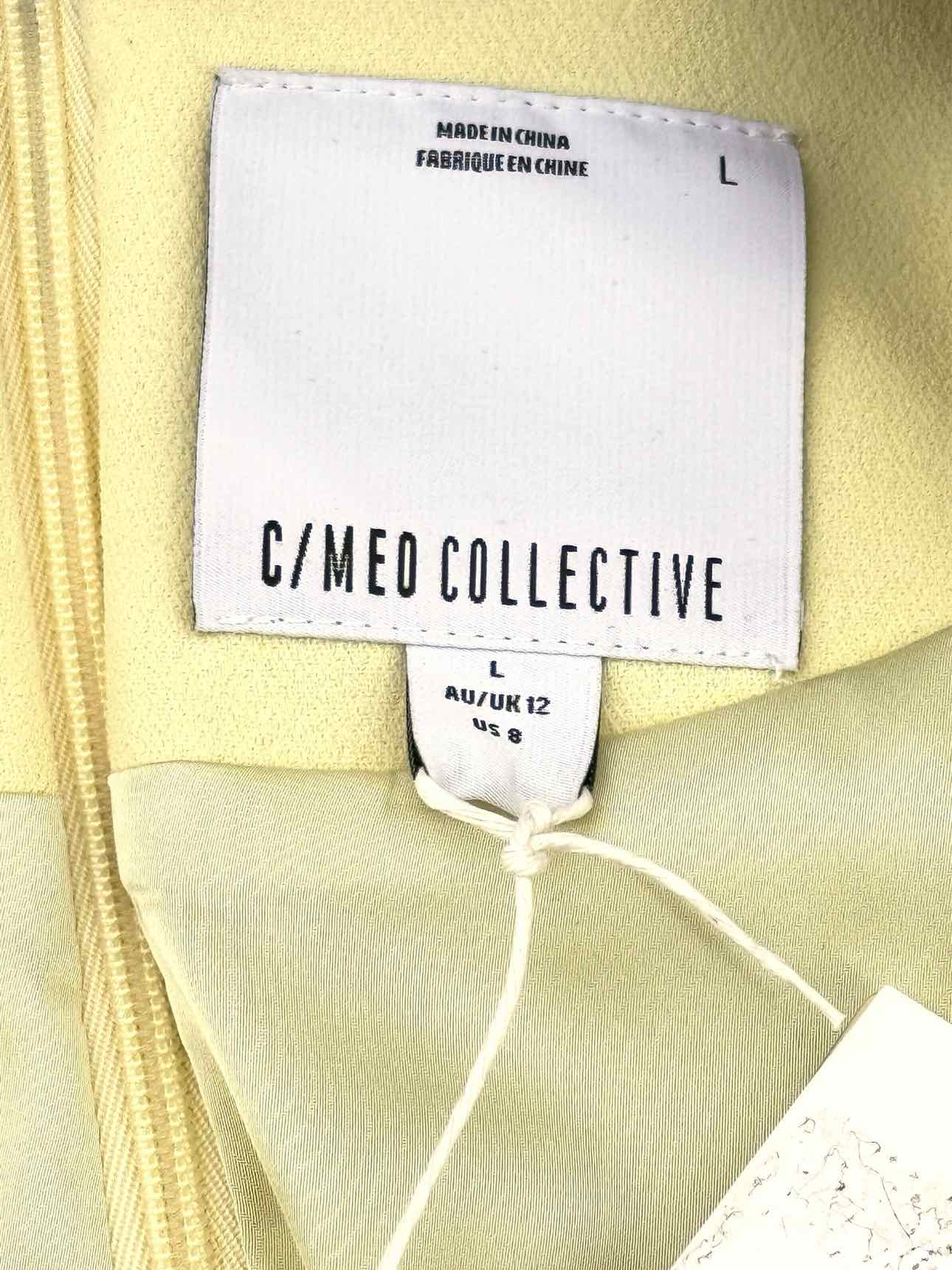 C/MEO COLLECTIVE Yellow Size US 8 Short Dress
