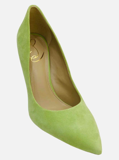 SAM EDELMAN Pointed Toe Green Pumps 38