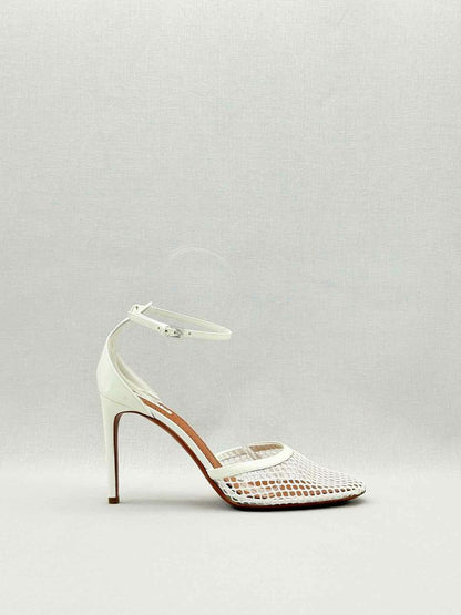 ALAIA Fishnet White Size EU 40 Heeled Sandals