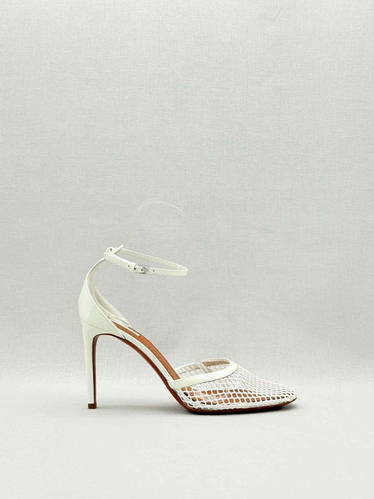 ALAIA Fishnet White Size EU 40 Heeled Sandals