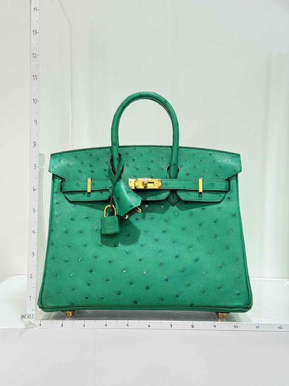 HERMES Birkin Vert Vertigo Top Handle
