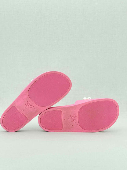 STUART WEITZMAN Goldie Pool Pink Size EU 37.5 Slides