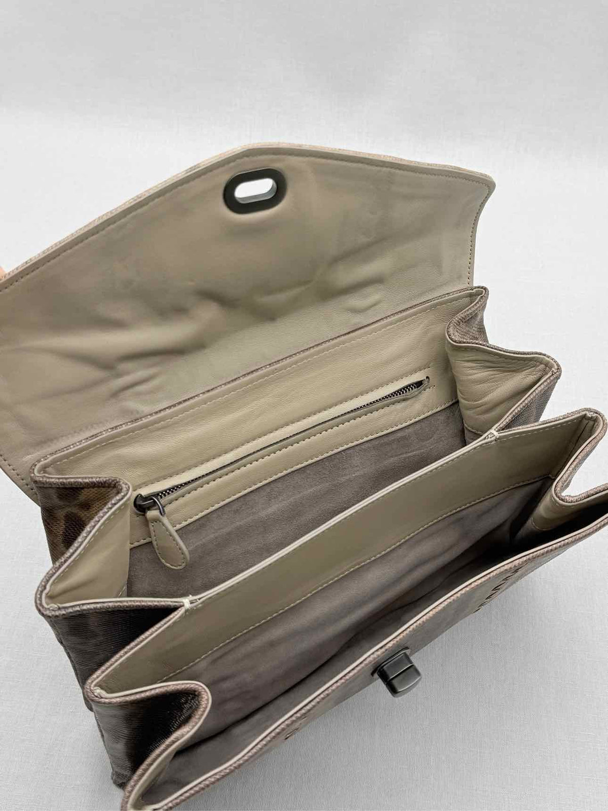 BOTTEGA VENETA Envelope Brown Clutch