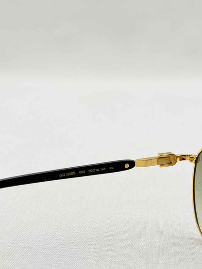 GUCCI Black & Gold Sunglasses