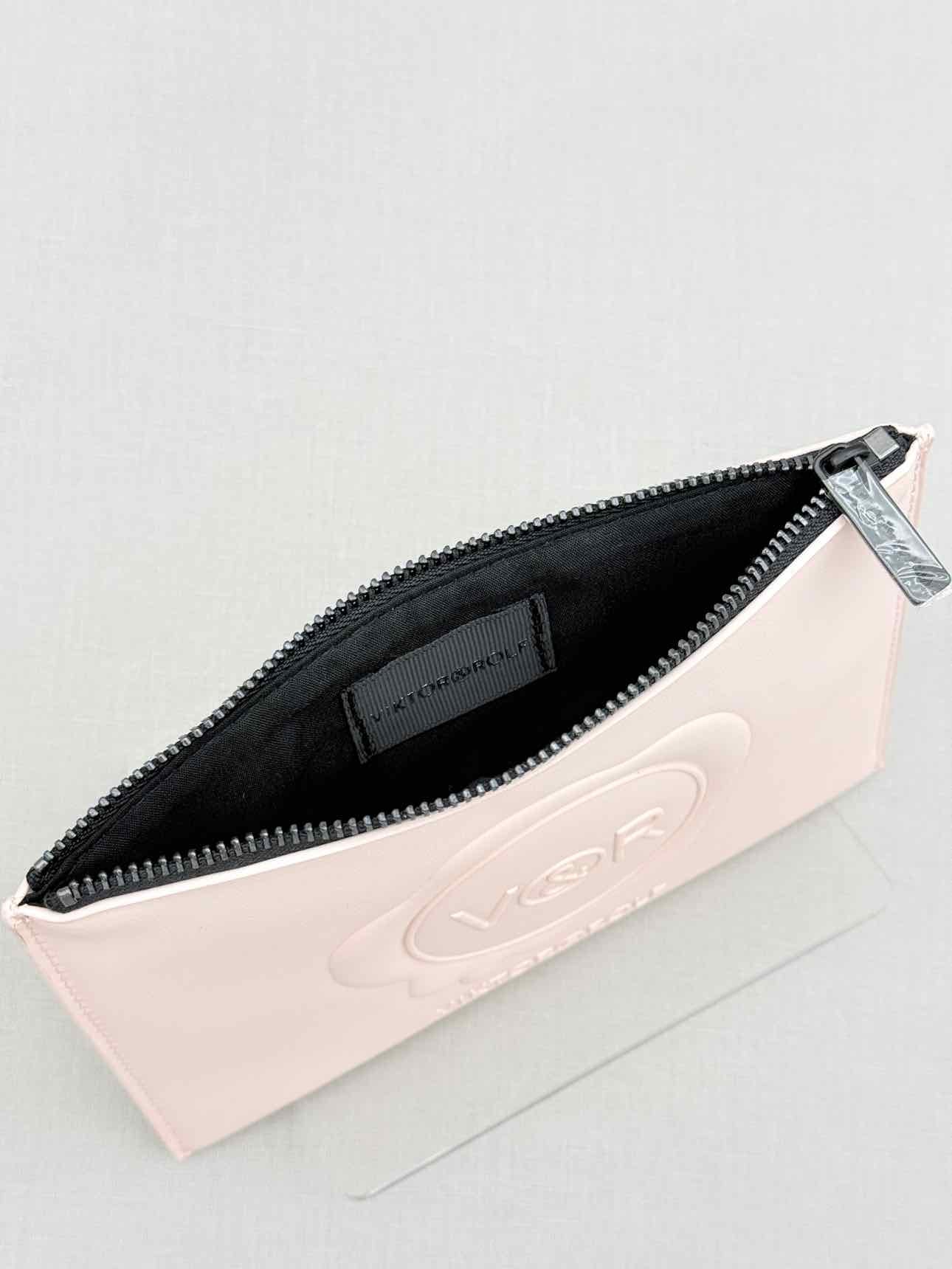 VIKTOR&ROLF Pale Pink Logo Pouch