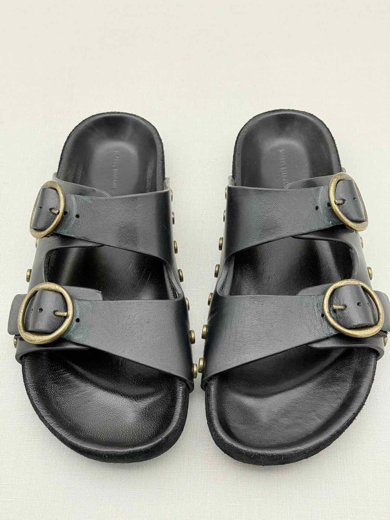ISABEL MARANT Lennyo Black Size EU 39 Slides