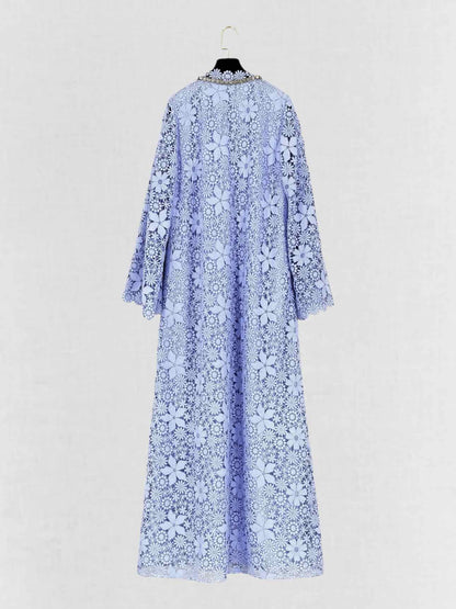 SELF-PORTRAIT Lilac Size US 6 Long Dress