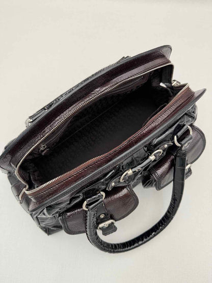 CHRISTIAN DIOR My Dior Duffle Black Top Handle