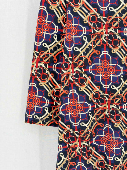 HERMES Size US 10 Knee Length Dress