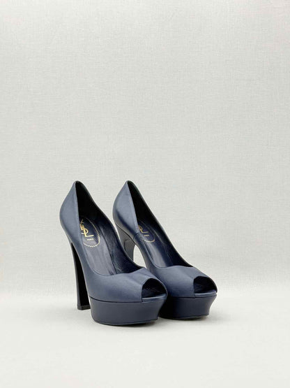 YSL Navy Blue Size EU 39.5 Pumps