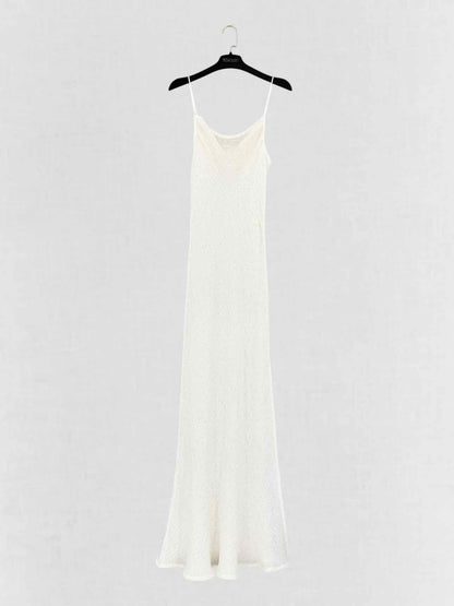 LESET Off-white Size Medium Long Dress