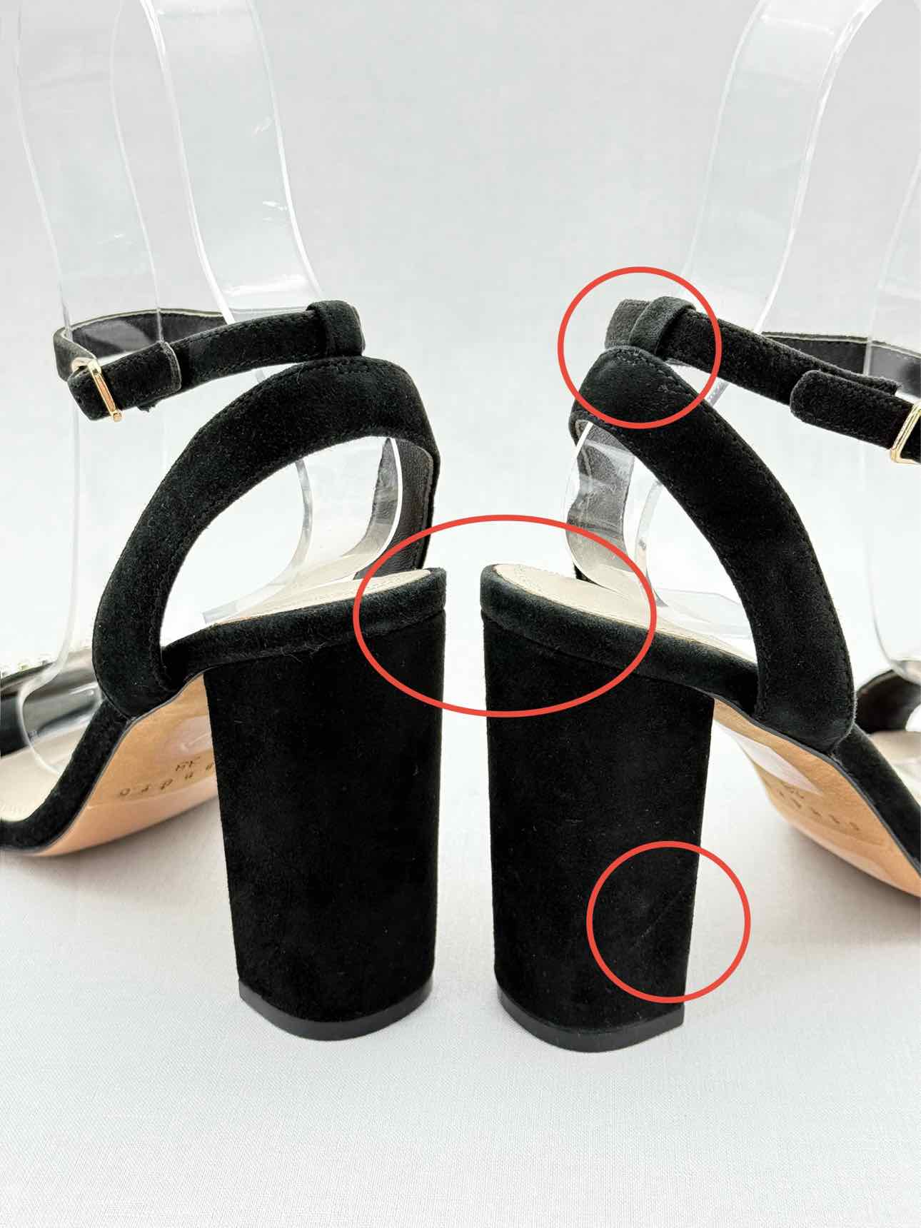 SANDRO Black Size EU 38 Heeled Sandals