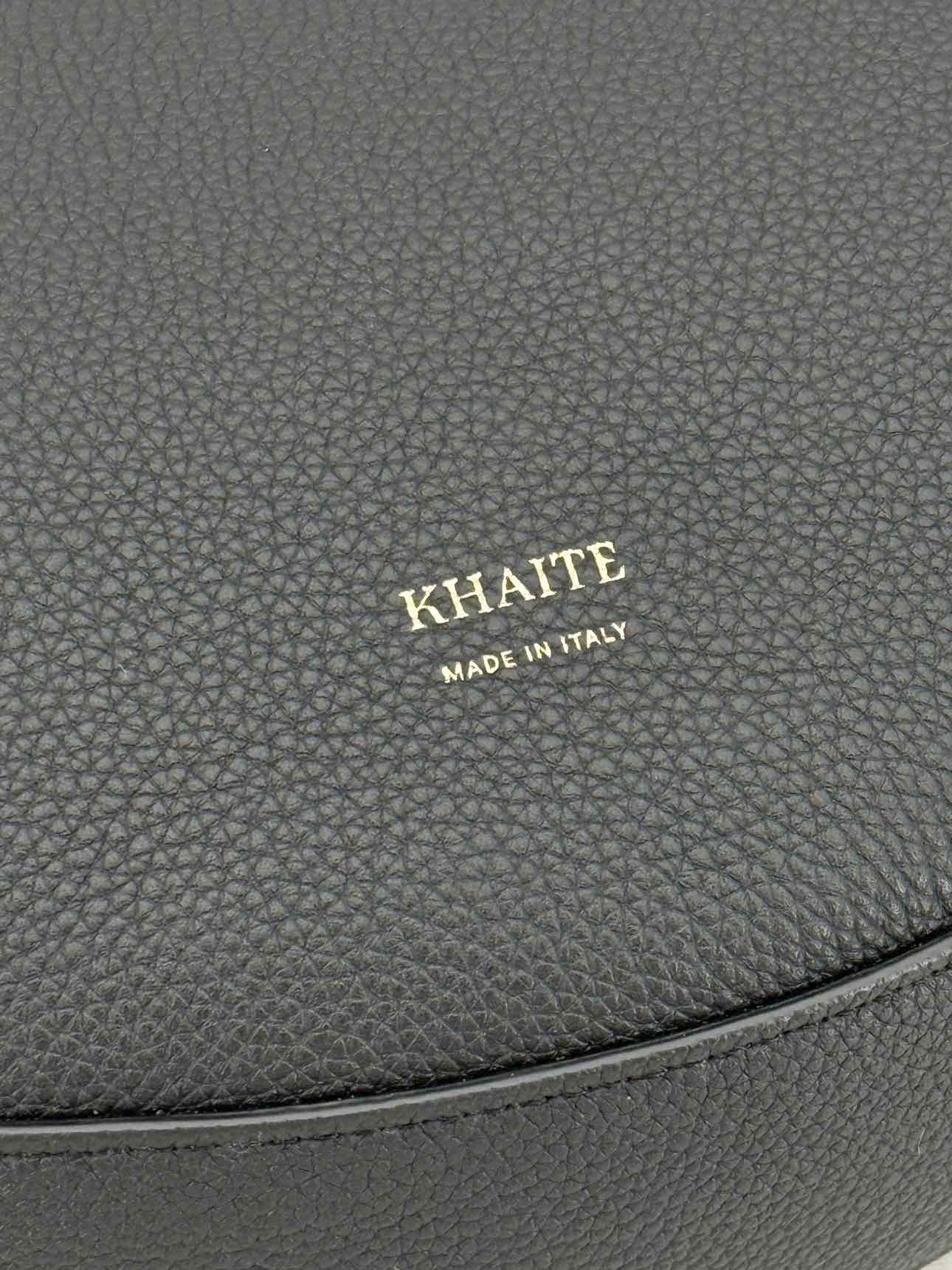 KHAITE Augustina Black Shoulder Bag