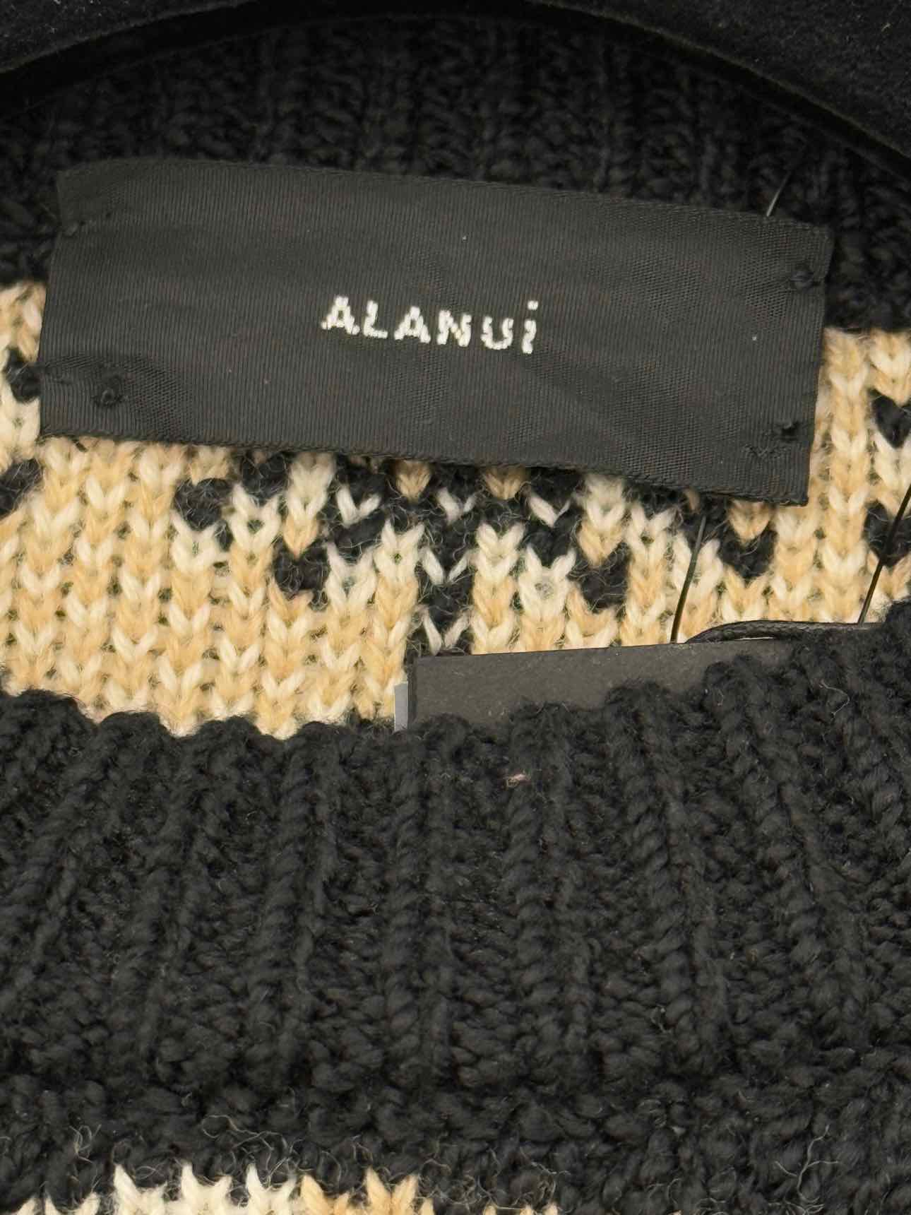 ALANUI Lush Nature Black Multicolor Size XSmall Sweater