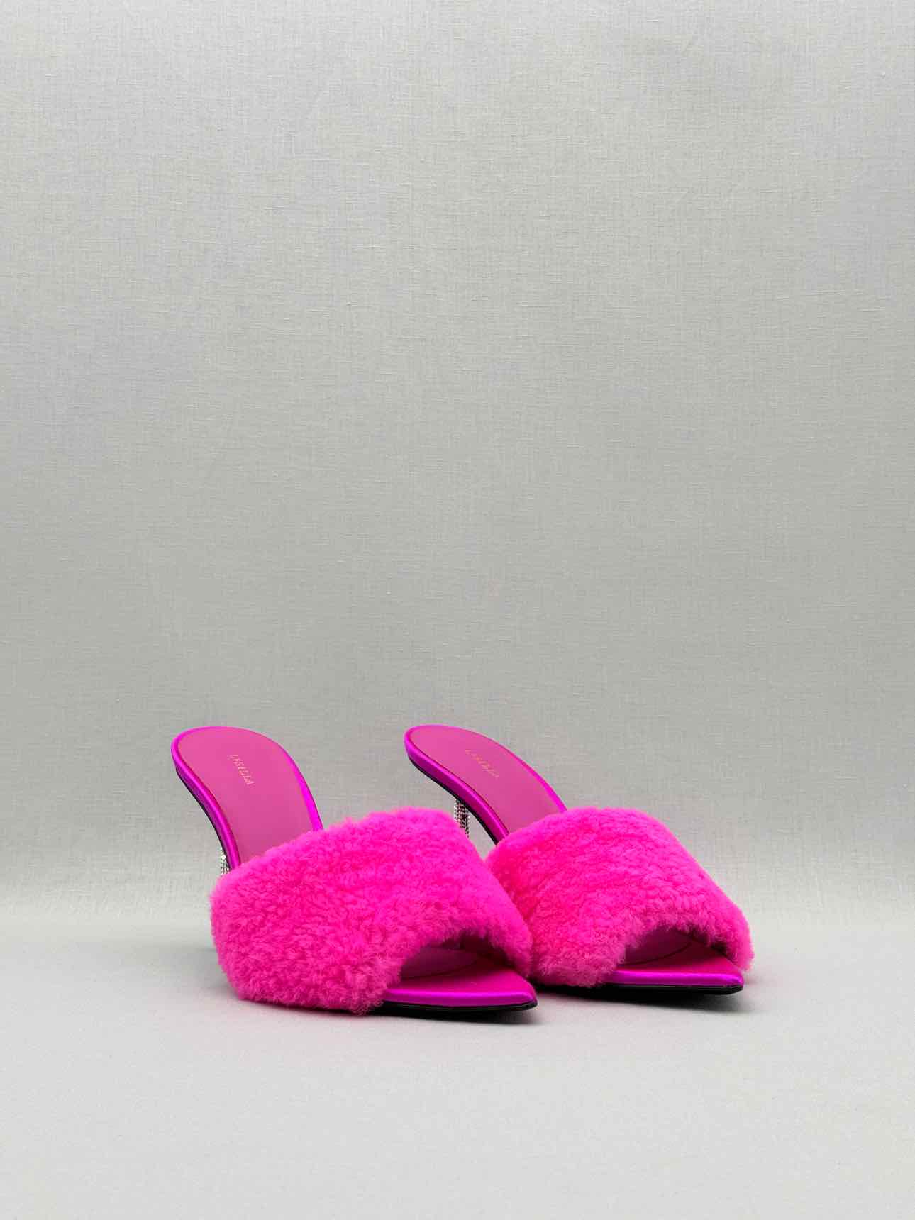 LE SILLA Pink Embellished heels Size EU 41 Mules