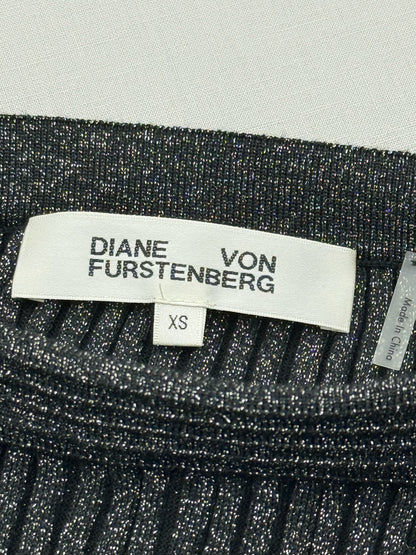 DIANE VON FURSTENBERG Black Size XSmall Midi Skirt