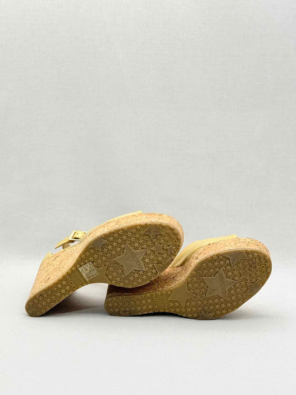 JIMMY CHOO Pela Yellow Size EU 41 Wedges