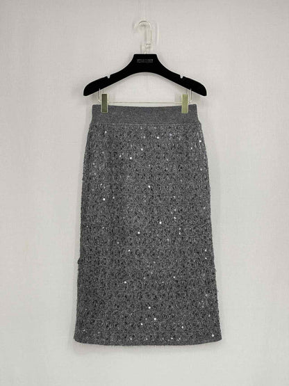 BRUNELLO CUCINELLI Grey Size Large Outfit Set