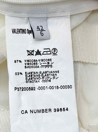 VALENTINO White Size US 6 Long Dress