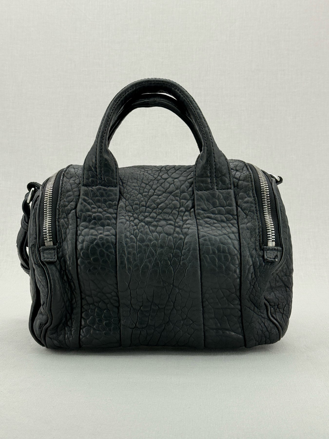 ALEXANDER WANG Rocky Black Top Handle