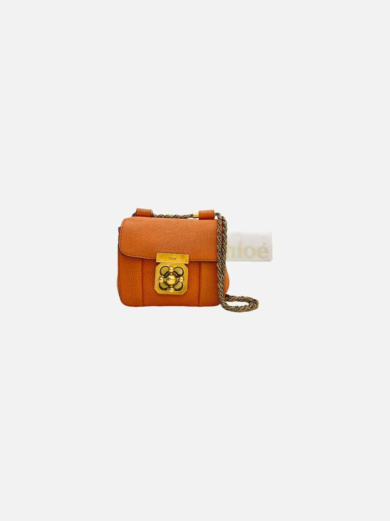 CHLOE Elsie Orange Crossbody