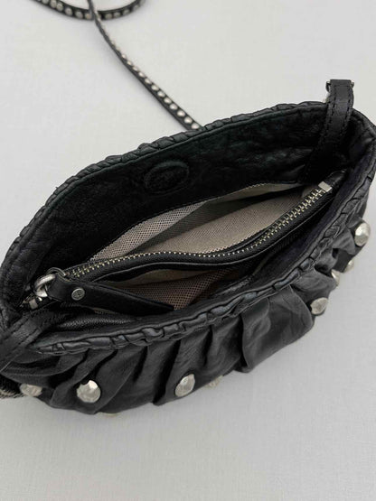 DIANE VON FURSTENBERG Belle Black Clutch