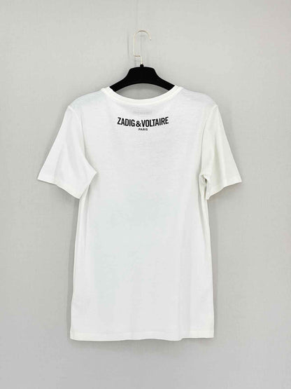 ZADIG & VOLTAIRE Bella White Size XSmall T-shirt