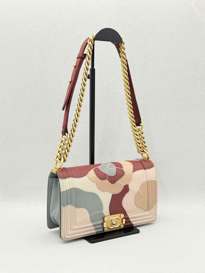 CHANEL Limited Edition Pink Multicolor Shoulder Bag