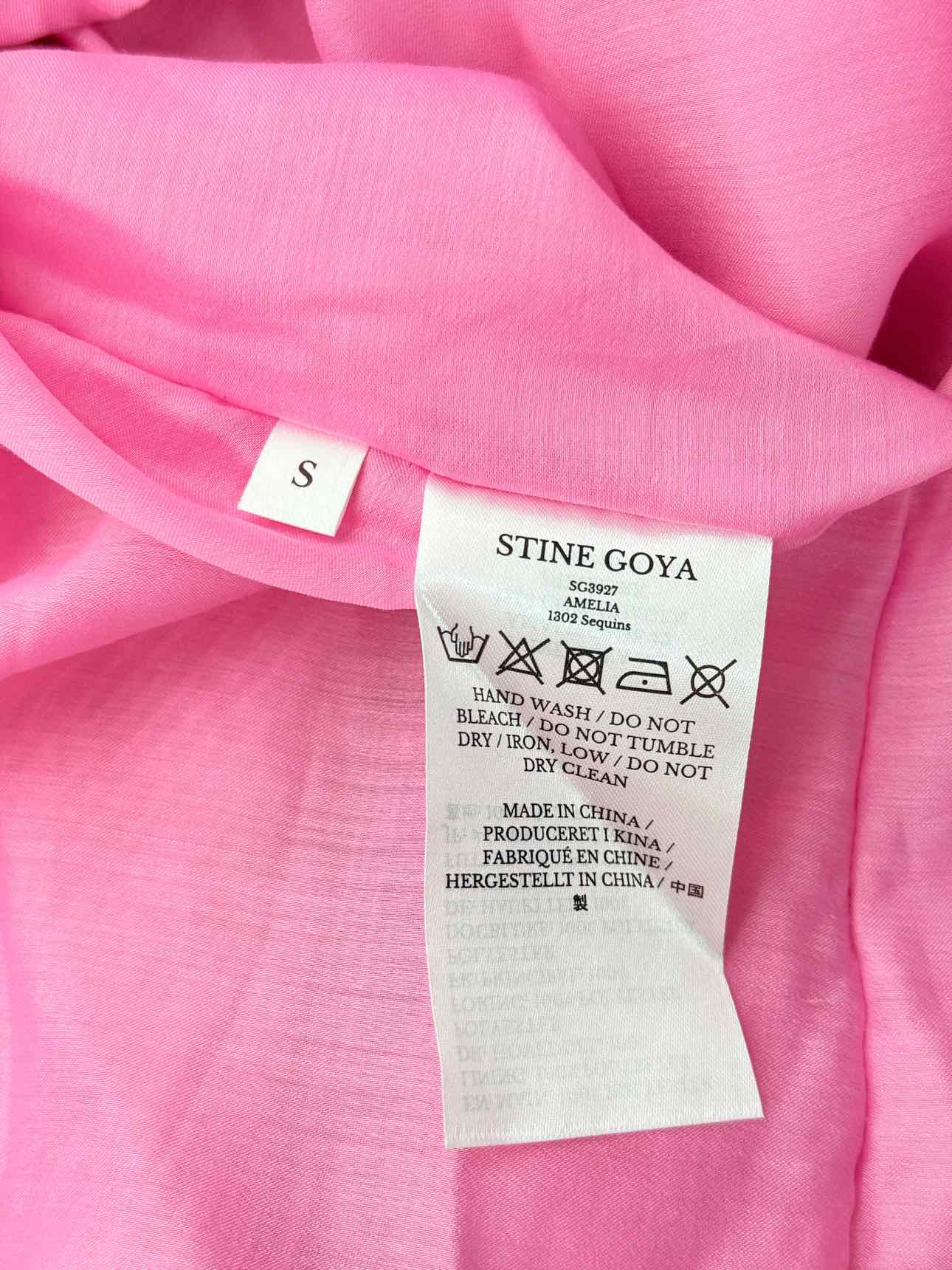 STINE GOYA Amelia Pink Size Small Midi Dress