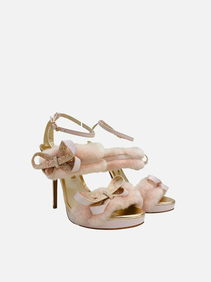 SOPHIA WEBSTER Bella Pink Heeled Sandals 40.5