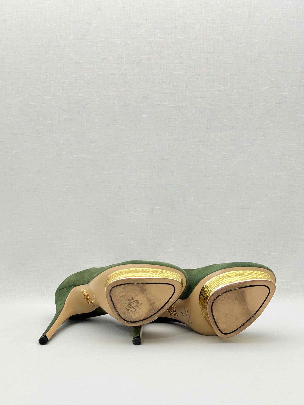 CHARLOTTE OLYMPIA Dolly Green Size EU 37 Pumps