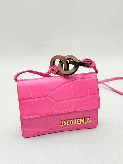 JACQUEMUS Le Riviera Pink Shoulder Bag