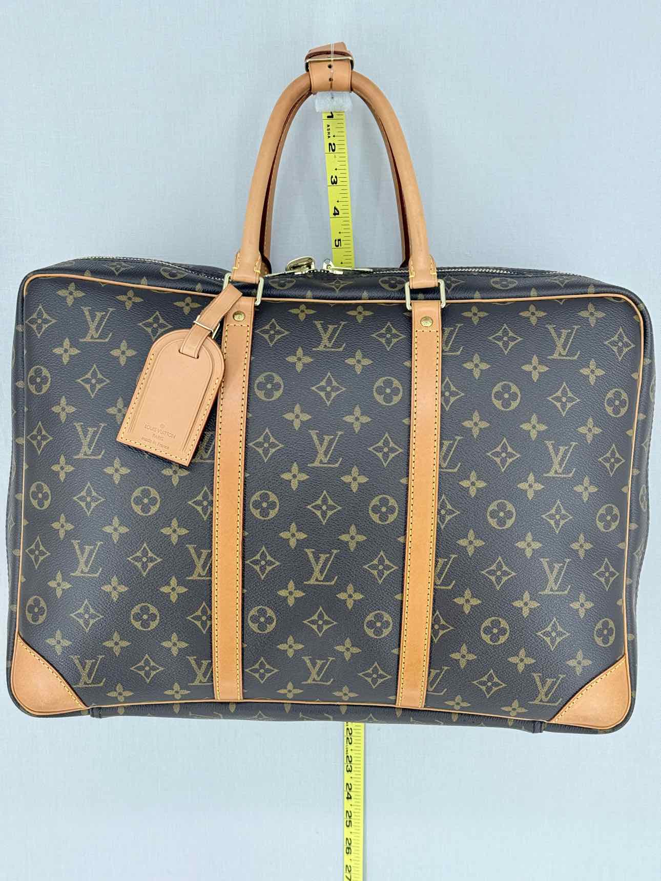 LOUIS VUITTON Sirius Brown Monogram Top Handle