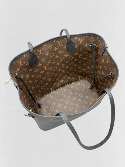 LOUIS VUITTON Brown & Black Monogram Tote Bag