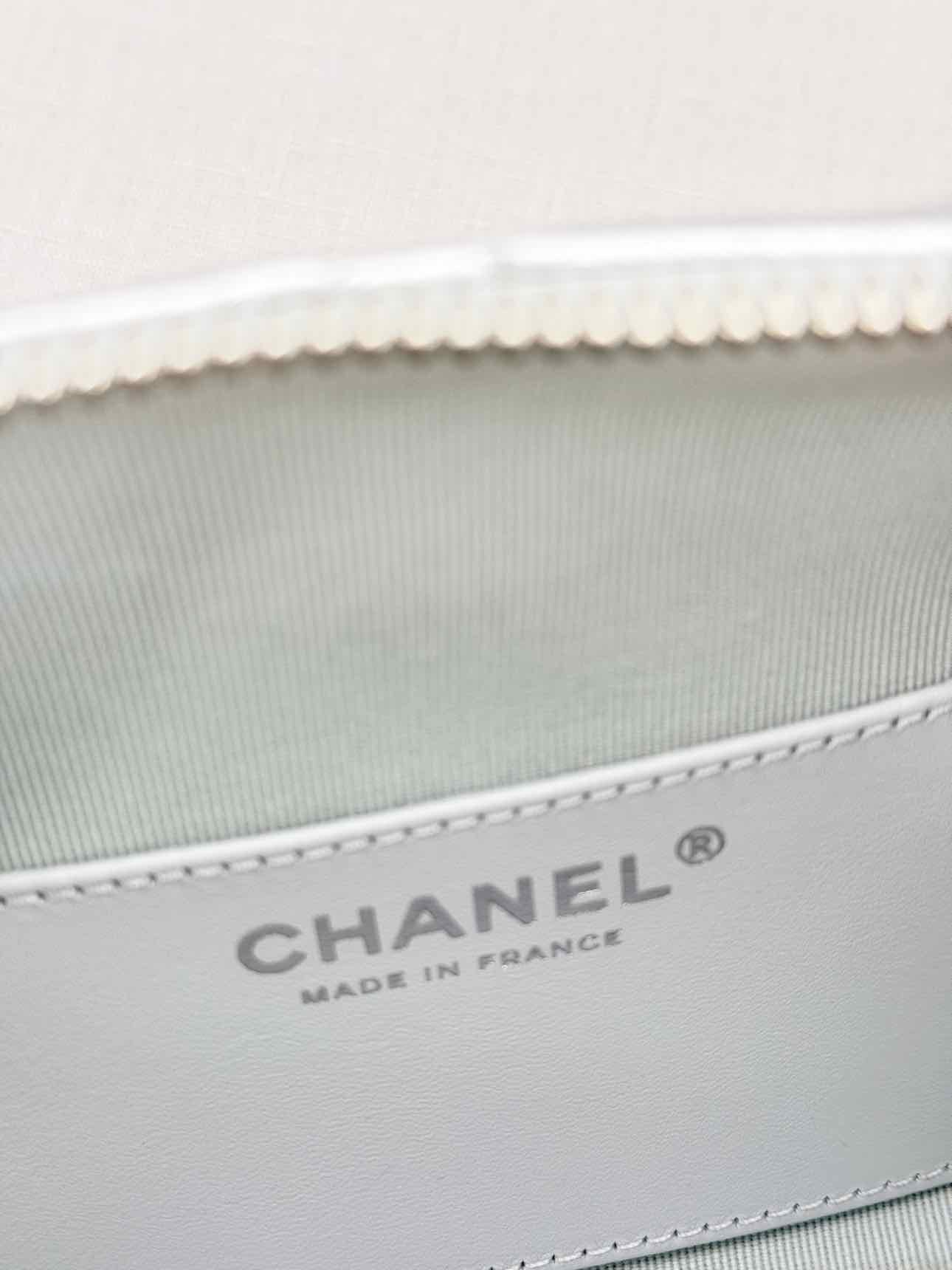 CHANEL Metallic Silver Hobo bag