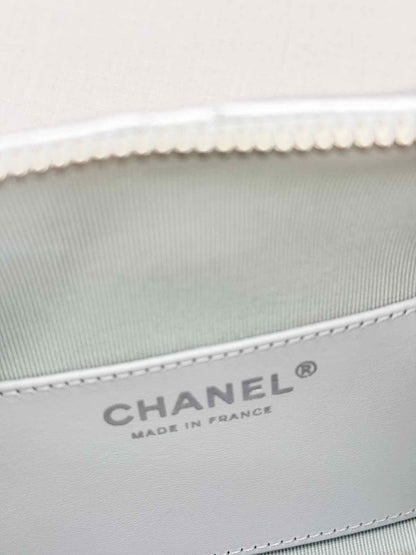 CHANEL Metallic Silver Hobo bag