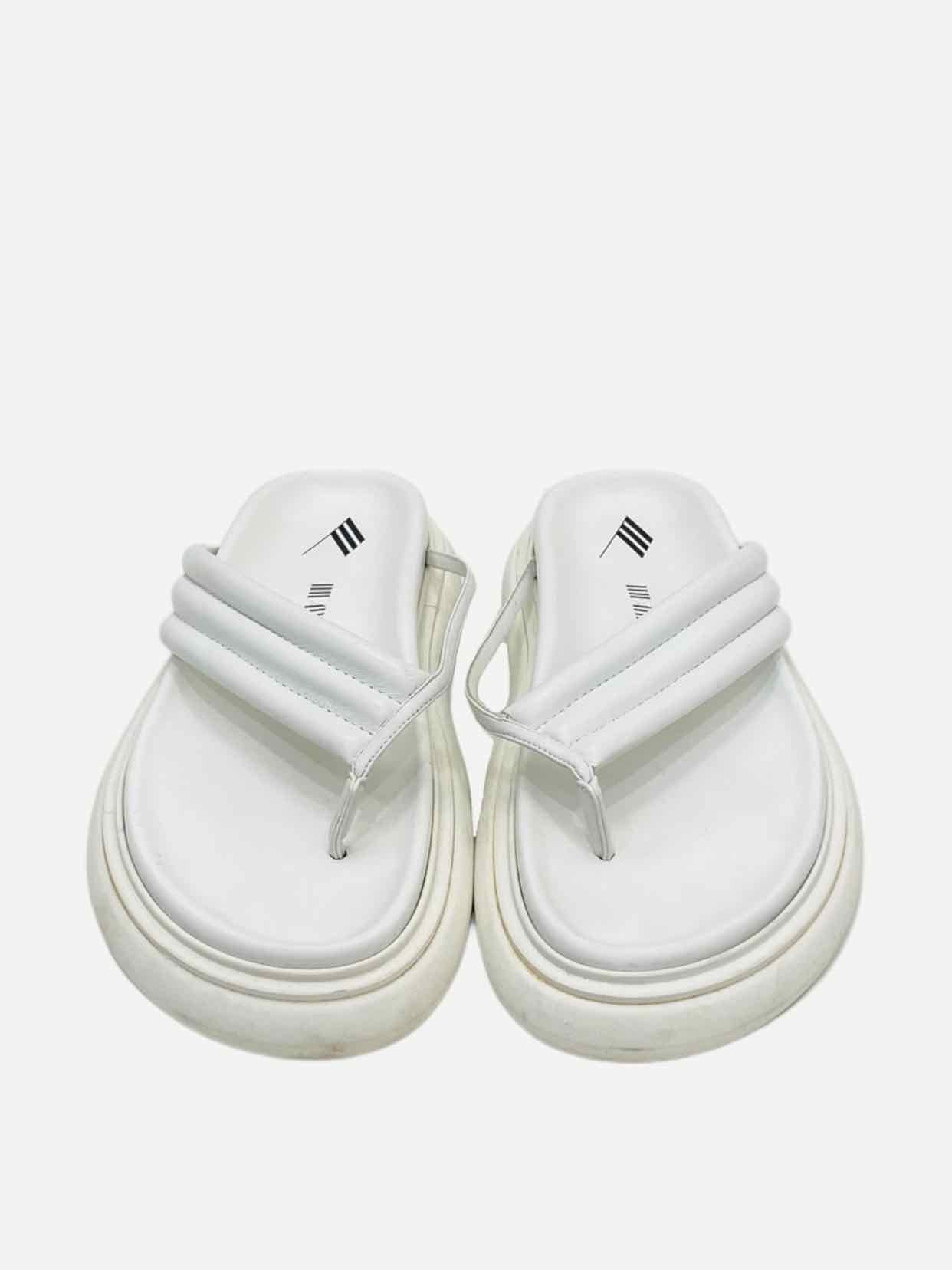 THE ATTICO Alton White Size EU 41 Sandals