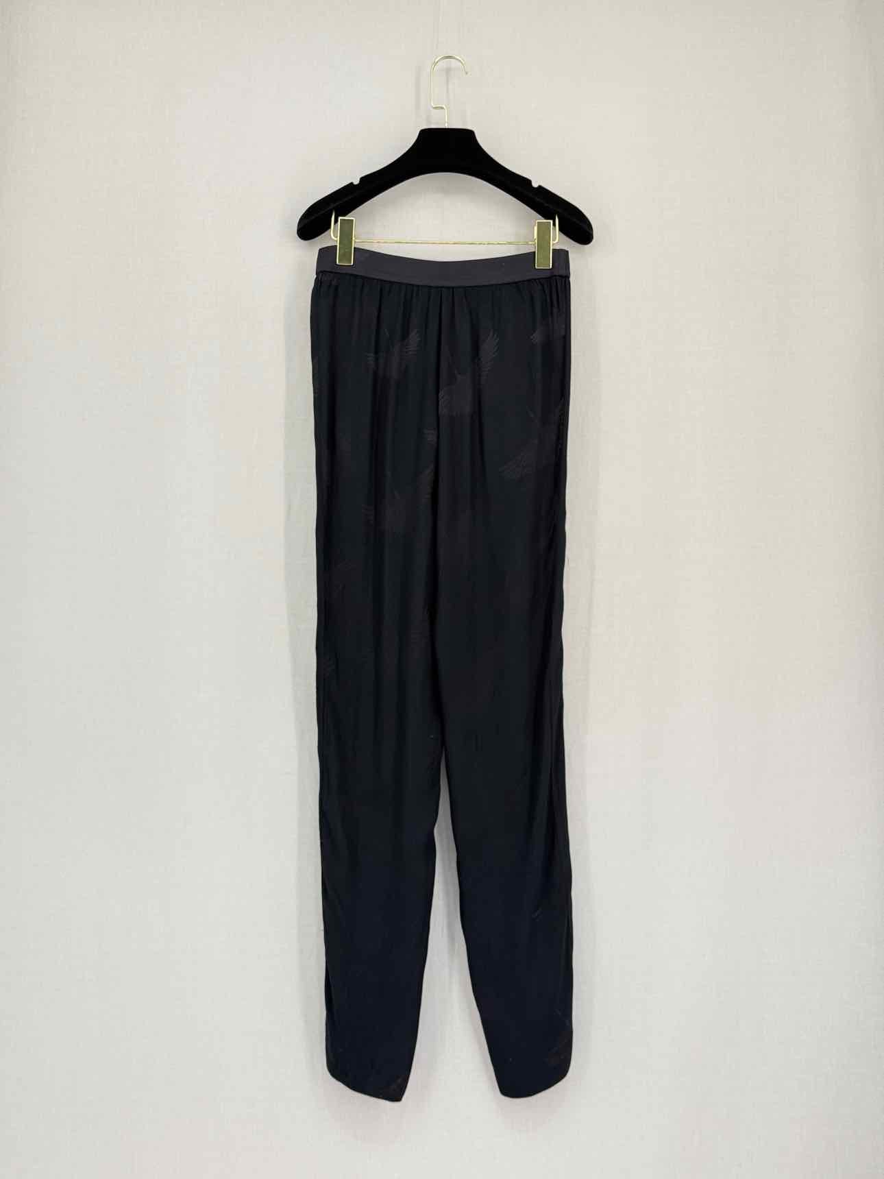 SANDRO Black Jacquard Size Small Outfit Set